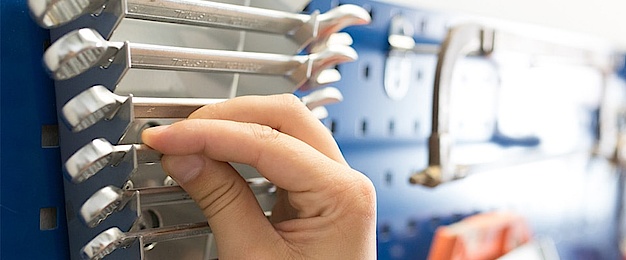 Werkstatt bei Elektro Kraus in Langensendelbach