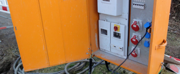 Baustrom bei Elektro Kraus in Langensendelbach